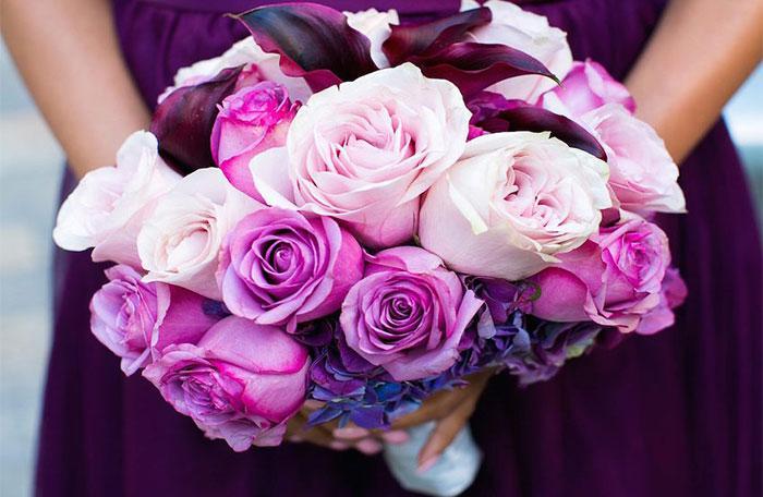 Thúc đẩy tình yêu say mê khi tổ chức tiệc cưới cao cấp với tông màu Violet